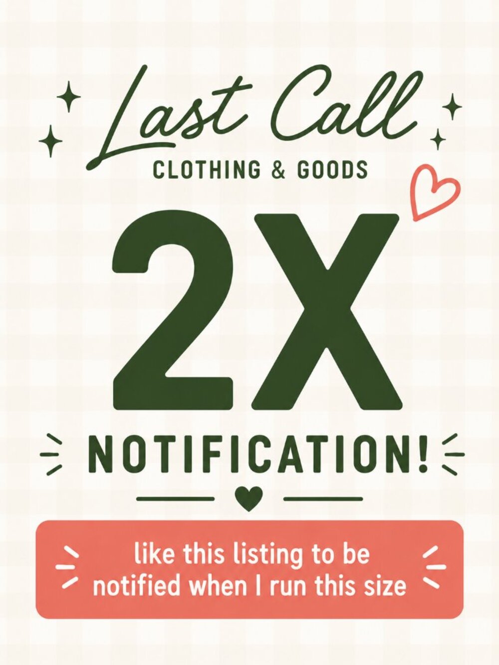 2XL Notification! Running now in my show! Pop in to see!